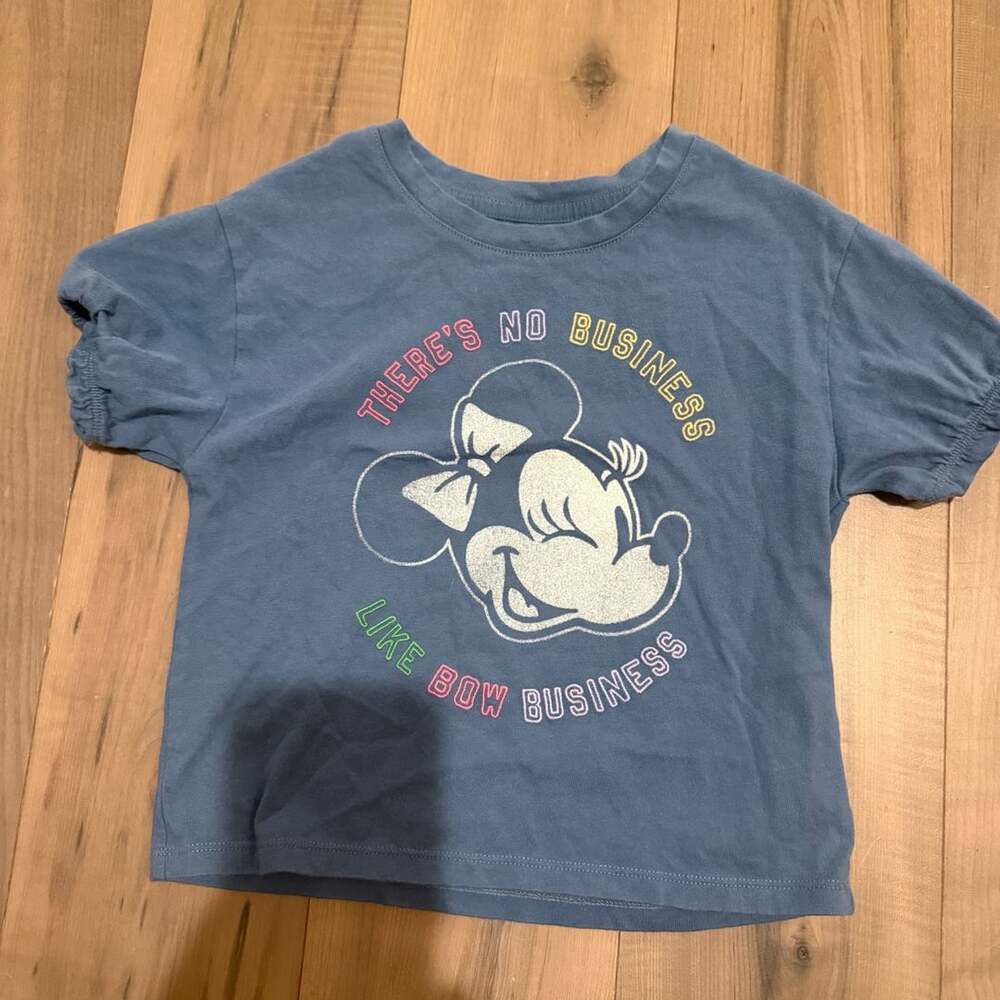 Baby Gap Disney Minnie Mouse Size 5 Years Blue T-Shirt
